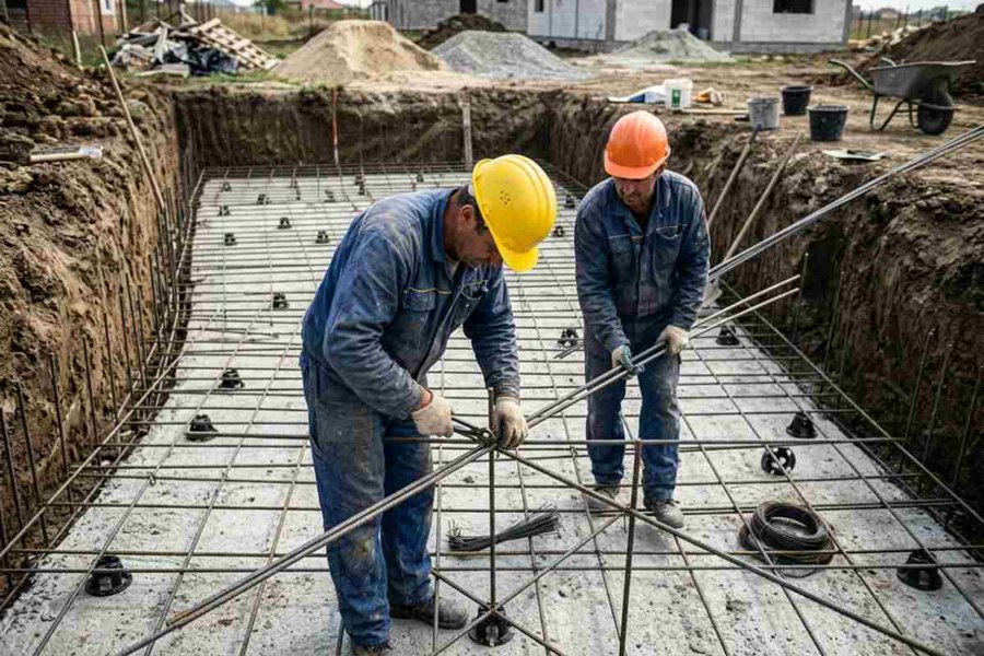 Etapele constructiei fundatiei