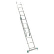 Scara aluminiu universala 2 tronsoane, Alverosal, 2 x 7 trepte
