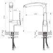 BATERIE STATIVA SPALATOR, FERRO FLORENCE VERDELINE, BFL4VL
