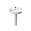 LAVOAR BAIE DIN PORTELAN, ROCA DEBBA, 60CM, ALB, A325994000