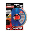 Disc diamantat pentru taiat gresie, Benman Maxpower, ø 125 x 1.2 x 7