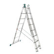 Scara aluminiu universala 3 tronsoane, Alverosal, 3 x 8 trepte