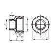 Reductie alama, Ferro, 1/2"x1" FE-FI_RN04Z
