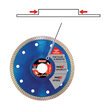 Disc diamantat pentru taiat gresie, Benman Maxpower, ø 125 x 1.2 x 7