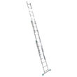 Scara aluminiu universala 3 tronsoane, Alverosal, 3 x 8 trepte