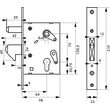 BROASCA INCASTRATA CU CARLIG 64x72mm THIRARD 992328