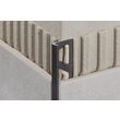Profil din aluminiu pentru inchidere, decorativ antracit, Schluter JOLLY-TSDA, J 100 TSDA, H 10mm, L 2.5m