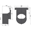 Capac pentru conectare la scurgere DN110, Alca AVZ-P010