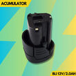 Acumulator pentru masina de gaurit, FF Group 12V.0Ah, Li-Ion