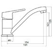 BATERIE STATIVA LAVOAR, FERRO IRIS NEW, CROM, 94496.0