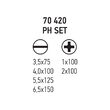 Set 6 surubelnite, Benman, PH (1*100-2*125-2.5*75-4*100-5.5*150), 70420