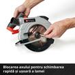 Circular de mana fara cablu, Einhell TE-CS 18/190, 3800  rot/min, Li 18 V, fara acumulator si incarcator