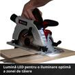 Circular de mana fara cablu, Einhell TE-CS 18/190, 3800  rot/min, Li 18 V, fara acumulator si incarcator