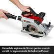 Circular de mana fara cablu, Einhell TE-CS 18/190, 3800  rot/min, Li 18 V, fara acumulator si incarcator