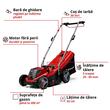 Masina de tuns iarba fara fir Einhell GE-CM 18/33 18V 4.0Ah cu acumulator
