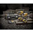 Set scule fara fir DeWalt DCK2062M2T-QW 18V, impact + gaurit cu percutie, 2x4Ah 