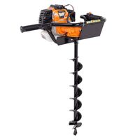 Motoburghiu cu motor pe benzina, Greenfield, 2 timpi, 52 cc, burghiu 100 inclus