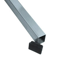 Stalp gard zincat pregaurit, cu capac, 60x40x2500 mm