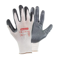 Manusi nitril, Benman, albgri, 9"L, 77295