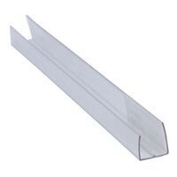 Profil U inchidere placi policarbonat, 4mm, transparent, 2.10ml