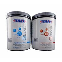 Adeziv bicomponent pentru marmura, piatra naturala si quartz, Tenax Glaxs, transparent, parte A (0.9kg) + B (0,9kg)