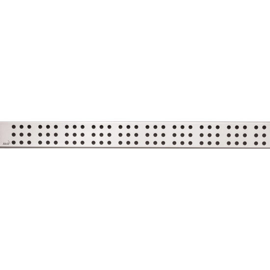 Gratar pentru rigole Alca, otel inoxidabil cube 750mm mat