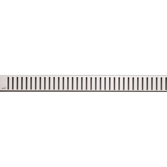 Gratar pentru rigole Alca, otel inoxidabil pure 750mm mat
