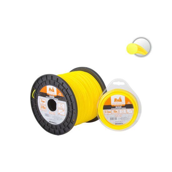 Fir nylon pt motocoasa rotund 2.7mmx15m