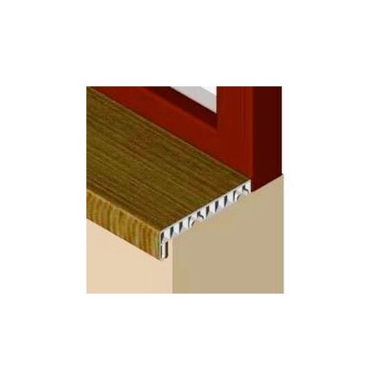 Glaf termorezistent pentru interior din PVC infoliat, Prolux-Genesis, wenge, L = 3.0m, 150mm