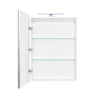 Oglinda cabinet, Roca, Victoria Nord 600 stanga, alb