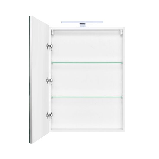 Oglinda cabinet, Roca, Victoria Nord 600 stanga, alb