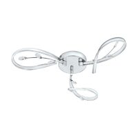 PLAFONIERA CRISTAL, EGLO VALLEMARE 97486, LED 3x6.6W, CROM