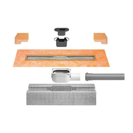 RIGOLA DE DUS, SCHLUTER KERDI-LINE-H 40, 50CM, KLH 40 GE 50