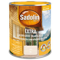 Lac pentru lemn, Sadolin Extra, Alb, 0.75l