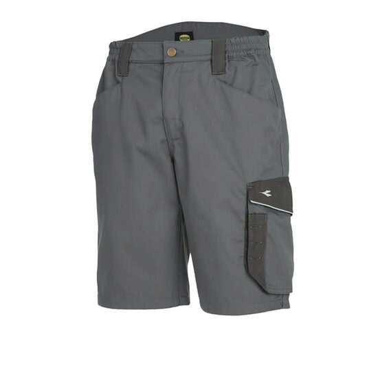 PANTALONI SCURTI, DIADORA BERMUDA POLY, STEEL GREY, XL, 702.161758