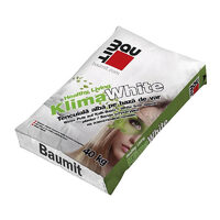 Tencuiala alba pe baza de var, BAUMIT KLIMAWHITE, 40KG