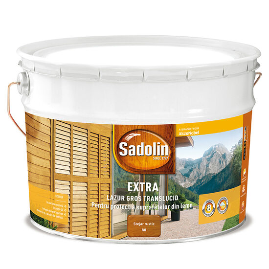 Lac pentru lemn, Sadolin Extra, Stejar rustic, 10l