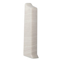 Terminatie plinta pvc, Salag, 2buc/set, stejar polar