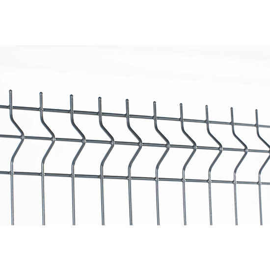 Panou gard bordurat plastifiat, 4.2mm, 1530 x 2025mm, gri, RAL 7016