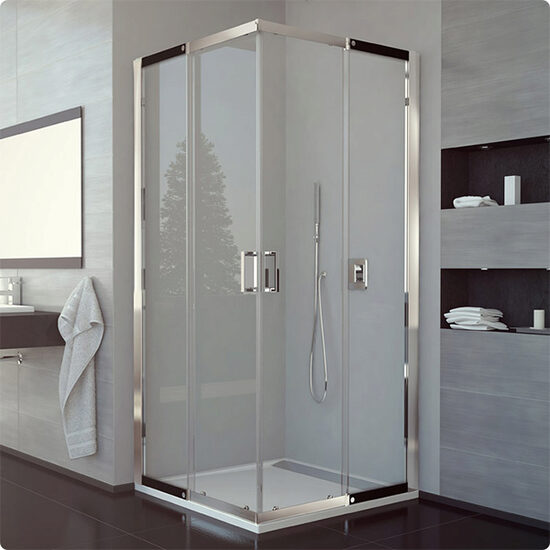 ACCES PE COLT DOUA PIESE SANSWISS, CABINA DUS VALEA 900 MM