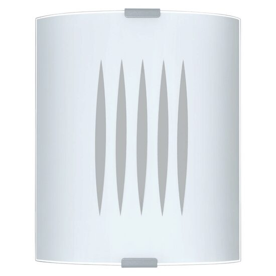 Plafoniera decor cu linii, Eglo Grafik, E27 1x60W, Alb