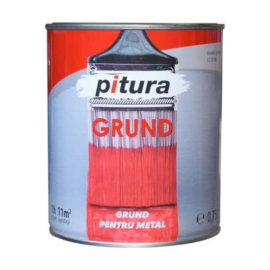 Grund alchidic pentru metal Kober Pitura, Gri Deschis, 4l