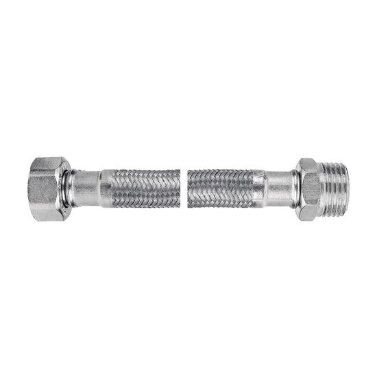 Racord flexibil pentru apa, Ferro, 1/2"x1/2" FI-FE  60cm_PWS51