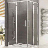  Cabina dus OCELIA 800 mm, acces pe colt, doua piese SanSwiss