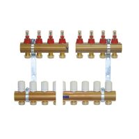 Kit colector cu debitmetre, Valrom, 10circuite/1"
