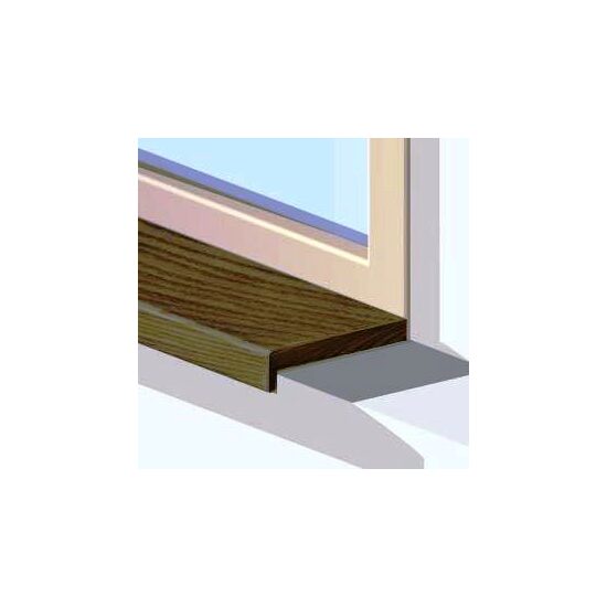 Terminatie dubla din PVC pentru glaf, Prolux-Genesis, wenge, 42mm