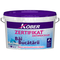 Vopsea lavabila antimucegai, Kober Zertificat, baie si bucatarie 4l