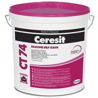 Tencuiala decorativa siliconica Ceresit CT74, 1.5mm, 25kg, baza alba_2251309