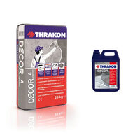 Mortar decorativ bicomponent, microciment, Thrakon Decor 30 kg