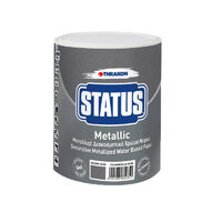 Vopsea metalizata pe baza de apa, Status Metallic, 650ml